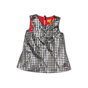 Baby Girl Nicole Miller Kids Black Silver Holiday Party Dress Size 18 Months